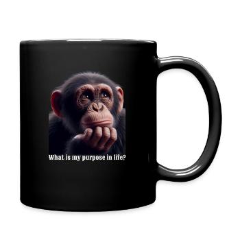 What is my purpose in life - Full Colour Mug - black - Right