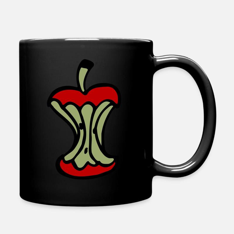 trognon de pomme - Mug uni - noir