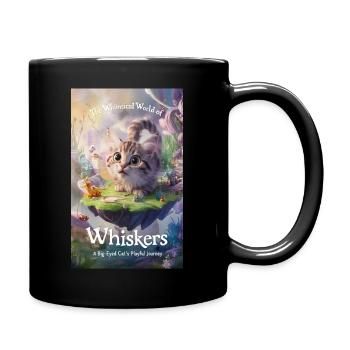 a big eyed cat - Mug uni - noir - Droite
