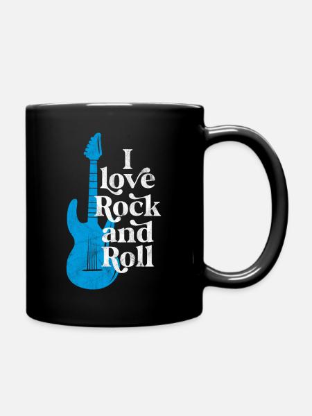 Ich liebe Rock'n'Roll - Tasse einfarbig - Schwarz
