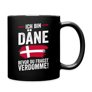 Danois Danemark - Mug uni - noir - Droite