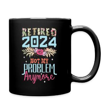 Finally retired gift - Full Colour Mug - black - Right