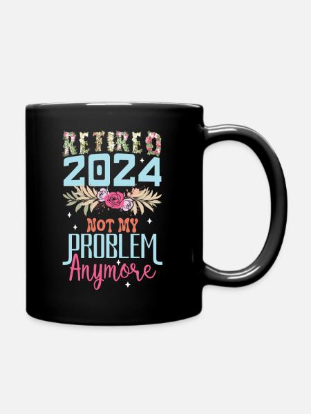 Cadeau enfin retraité - Mug uni - noir