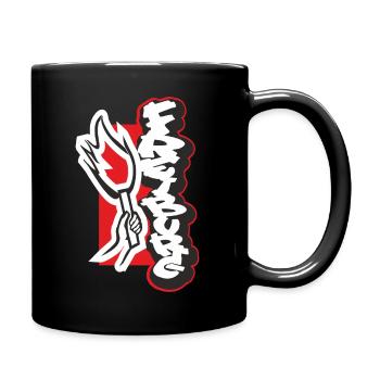 Freiburg Pyro - Tasse einfarbig - Schwarz - Rechts
