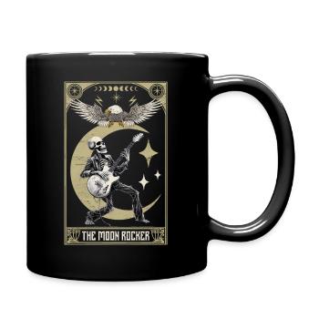 THE MOON ROCKER TAROT mystical design - Full Colour Mug - black - Right