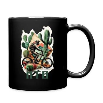 MTB Bike - Full Colour Mug - black - Right