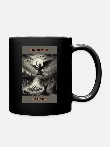 Die Ankunft - Tasse einfarbig - Schwarz