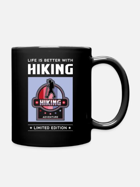 Hiking - Tasse einfarbig - Schwarz