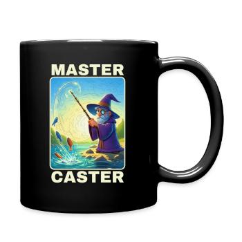 Maître lanceur de sorts - Magicien de la pêche magique - Mug uni - noir - Droite