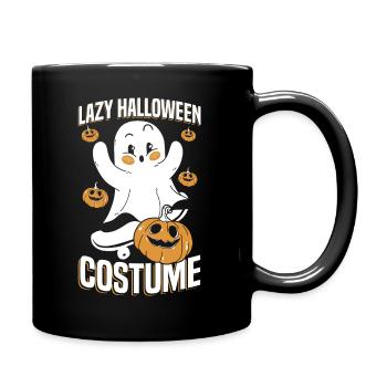 Ghost Skateboard Lazy HalloweenKostüm Skateboarden - Tasse einfarbig - Schwarz - Rechts