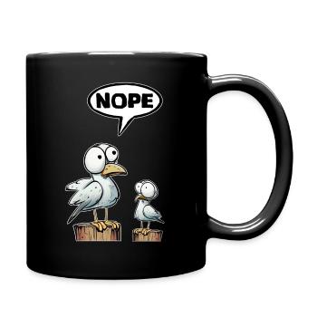 Nope not today. Lazy Funny Lower Austria - Full Colour Mug - black - Right