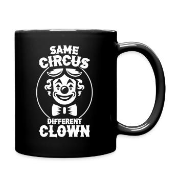 Même cirque Clown différent - Mug uni - noir - Droite