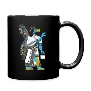 Anunaki - Tasse einfarbig - Schwarz - Rechts