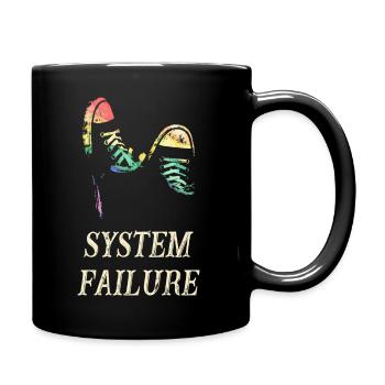 System failure - Full Colour Mug - black - Right