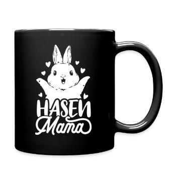 Maman Lapin Cadeau Pâques Fête des Mères Lapin Maman - Mug uni - noir - Droite