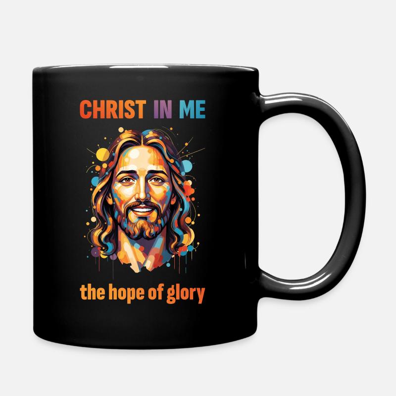 Christ en moi – Espérance de gloire - Mug uni - noir