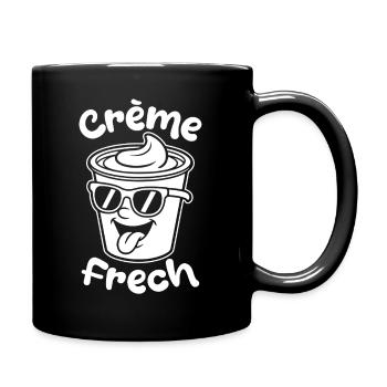 Crème Frech - Tasse einfarbig - Schwarz - Rechts
