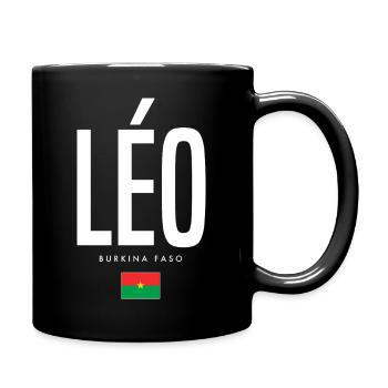 Léo Burkina Faso - Mug uni - noir - Droite