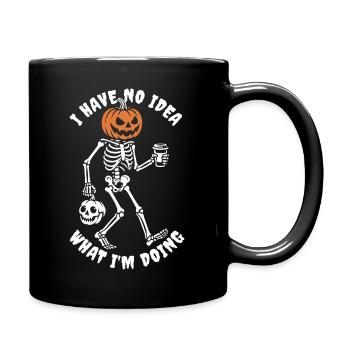 I have no idea what I'm doing - Halloween costume - Full Colour Mug - black - Right
