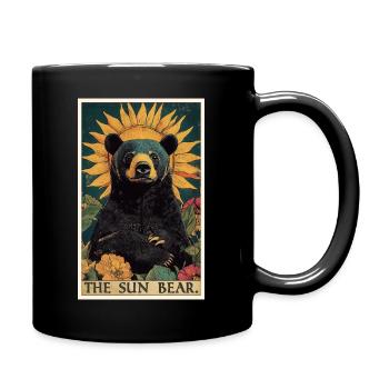 Sun Bear Malay Bear - Full Colour Mug - black - Right