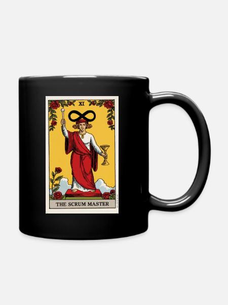 Le Tarot de l’Infini Scrum Master Design - Mug uni - noir