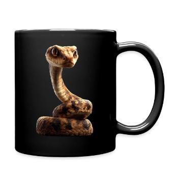 snake, python, cobra, rattlesnake, snakes - Full Colour Mug - black - Right