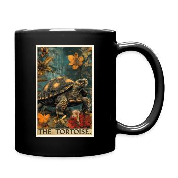 Tortoises Tortoise - Full Colour Mug - black - Right