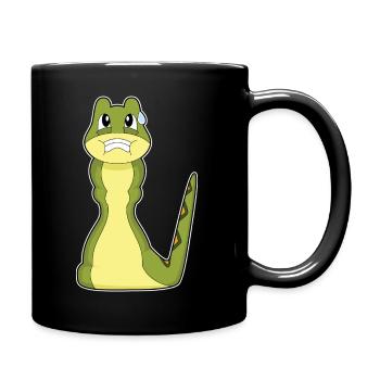 Snake Chess Board Game - Full Colour Mug - black - Right