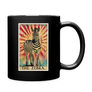 Zèbres Zèbre - Mug uni - noir - Droite