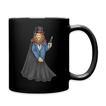 Lion Wizard Wand - Full Colour Mug - black - Right