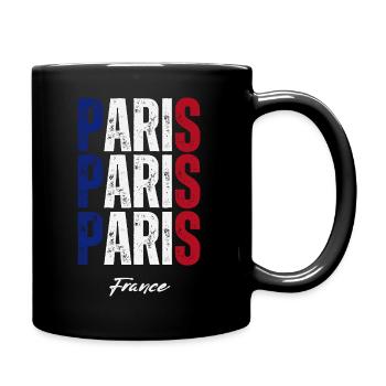 Paris France, mémoire de Paris - Mug uni - noir - Droite