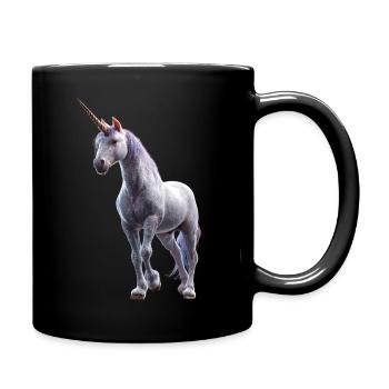Licorne Poney Cavalier Chevaux Équitation Licornes - Mug uni - noir - Droite