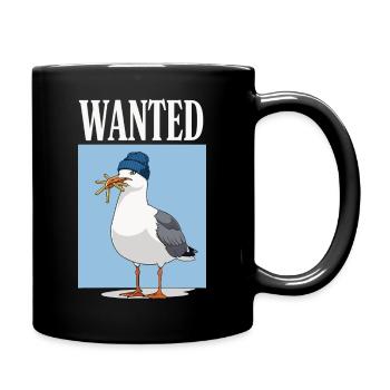 Gesucht Möwe Eiscreme Abenteuer - Mug uni - noir - Droite