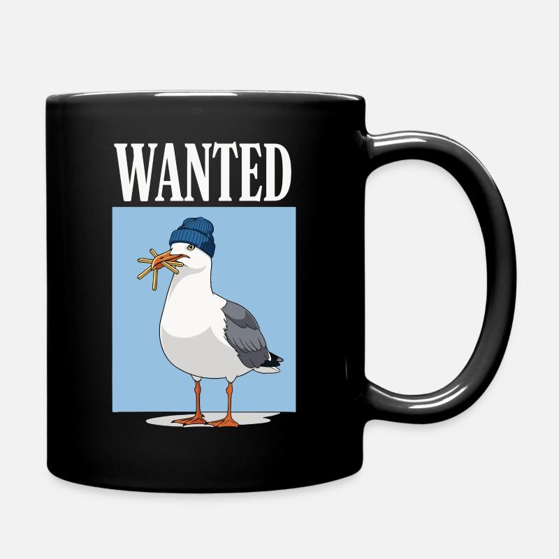 Gesucht Möwe Eiscreme Abenteuer - Tasse einfarbig - Schwarz