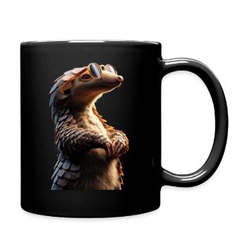 Pangolin Pangolin Pomme de pin Pangolins - Mug uni - noir - Droite