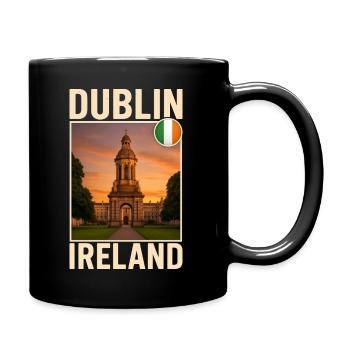 Dublin - Tasse einfarbig - Schwarz - Rechts