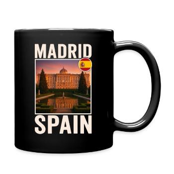 Madrid - Tasse einfarbig - Schwarz - Rechts