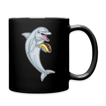 Dolphin Taco - Full Colour Mug - black - Right