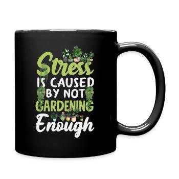 Garten- Und Pflanzenliebhaber Geschenke - Tasse einfarbig - Schwarz - Rechts