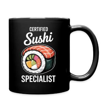 Sushi Dis Japonais Drôle de Cadeau de Sushi - Mug uni - noir - Droite