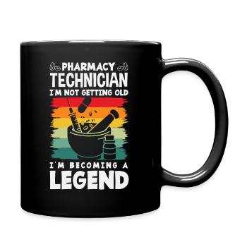 Apotheker Pharmazeutisch-technischer - Tasse einfarbig - Schwarz - Rechts