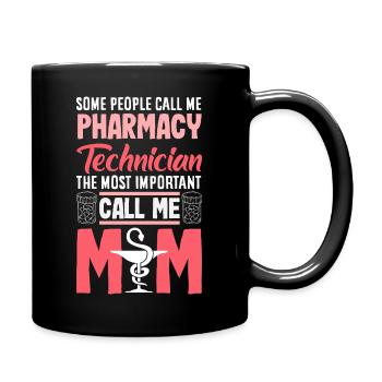 Apotheker Pharmazeutisch-technischer - Tasse einfarbig - Schwarz - Rechts