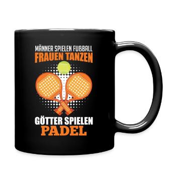 Padel Sport WOMEN DANCE GODS PLAY PADEL - Full Colour Mug - black - Right