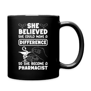 Pharmacist Pharmaceutical Technical - Full Colour Mug - black - Right