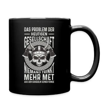 Tenue viking Valhalla Mythologie nordique - Mug uni - noir - Droite