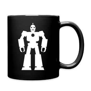 Roboter – KI Technik Sci-Fi Nerd Design - Tasse einfarbig - Schwarz - Rechts