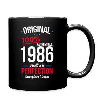 1986 – Original – Exemplaire unique - Mug uni - noir - Droite