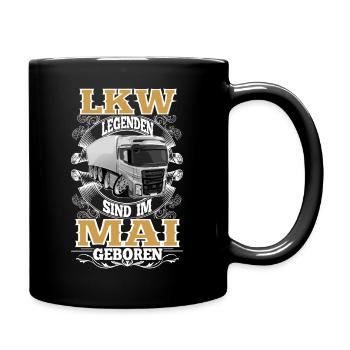 Anniversaire du chauffeur routier : mai - Mug uni - noir - Droite