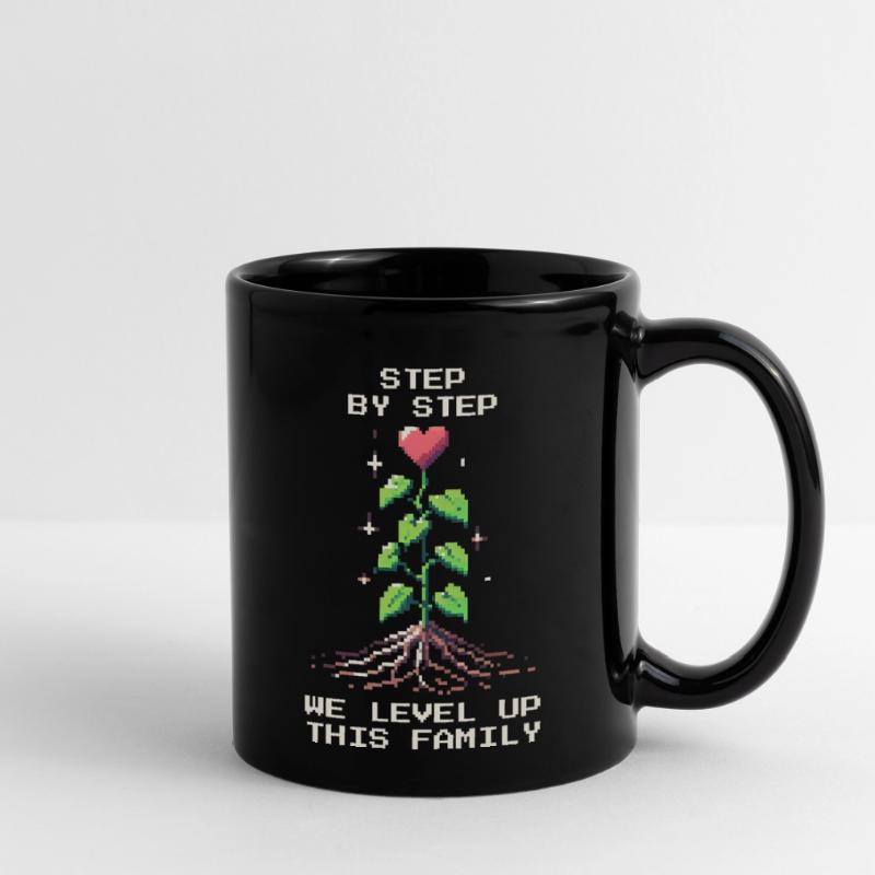 Step by Step: Level Up Family | Patchwork Full Colour Mug