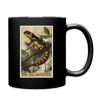 Fire Salamander Salamander - Full Colour Mug - black - Right